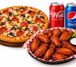 <h4>1 Medium Specialty Pizza