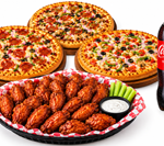 <h4>3x Medium Specialty Pizzas
